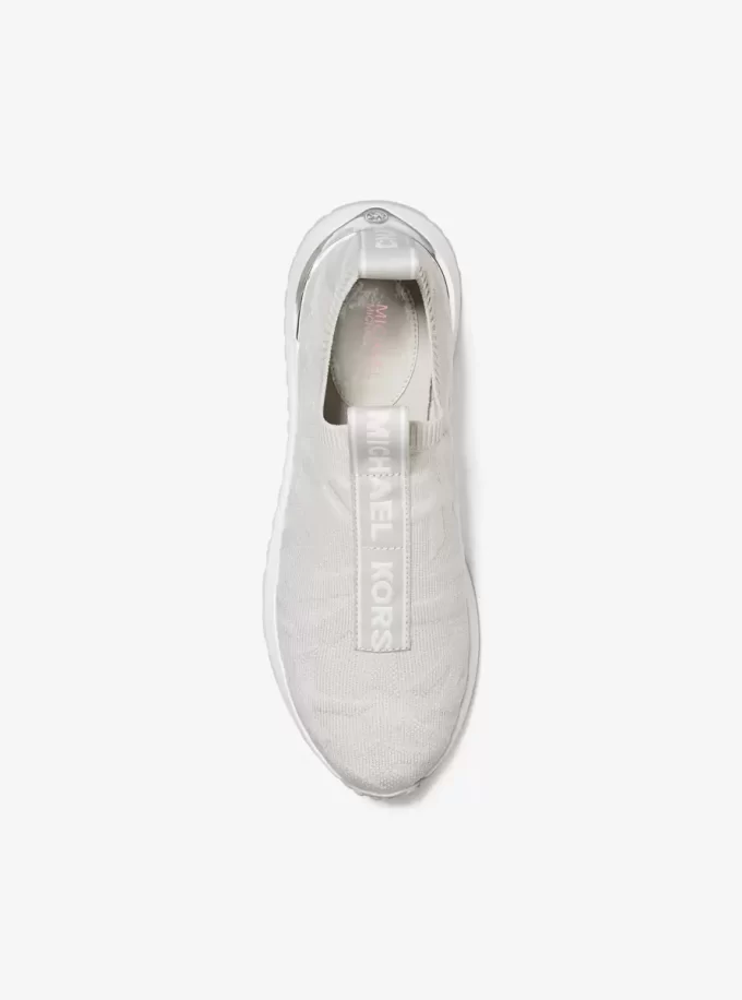 Teniși sport slip-on din tricot elastic cu logo Bodie în relief Teniși sport slip-on din tricot elastic cu logo Bodie în relief