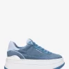Tenișor cu platformă Hayes din denim bicolor Tenișor cu platformă Hayes din denim bicolor