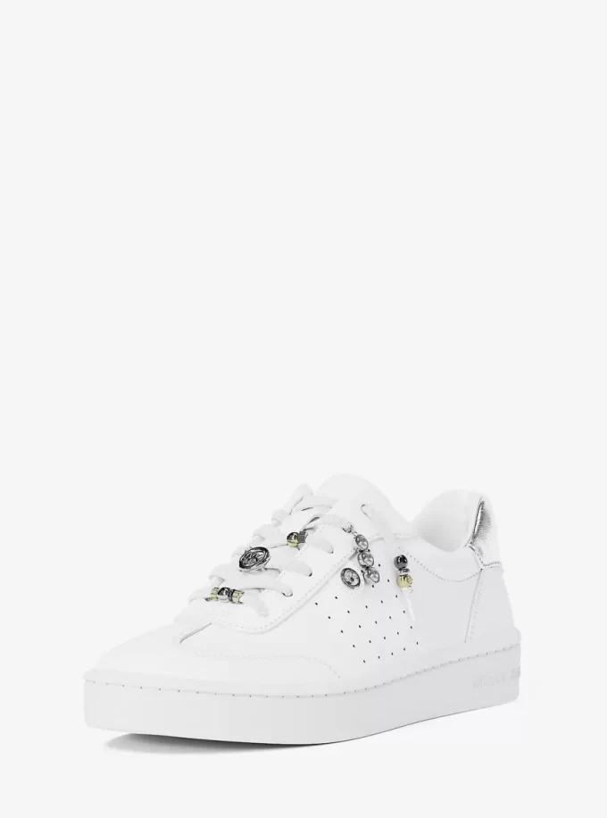 Tenișor din piele cu ornament Scotty Tenișor din piele cu ornament Scotty