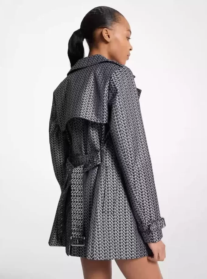 Trench jacquard cu logo MK2000