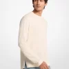 Tricou cu mânecă lungă din jerseu de in și bumbac Tricou cu mânecă lungă din jerseu de in și bumbac