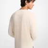 Tricou cu mânecă lungă din jerseu de in și bumbac Tricou cu mânecă lungă din jerseu de in și bumbac