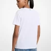 Tricou din bumbac cu grafică și paiete Tricou din bumbac cu grafică și paiete