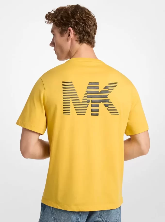 Tricou din bumbac cu logo Tricou din bumbac cu logo