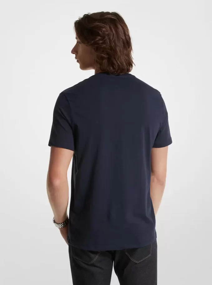 Tricou din bumbac cu logo Tricou din bumbac cu logo