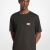 Tricou din bumbac cu logo aplicat Tricou din bumbac cu logo aplicat