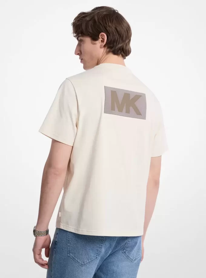 Tricou din bumbac cu logo grafic Tricou din bumbac cu logo grafic