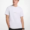 Tricou din bumbac cu logo grafic în relief Tricou din bumbac cu logo grafic în relief