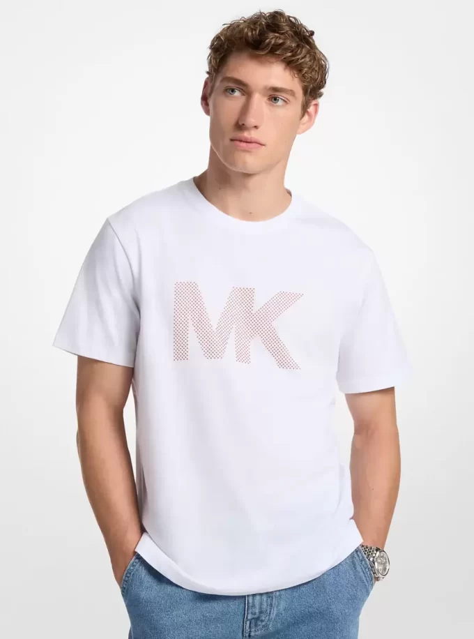 Tricou din bumbac imprimat Tricou din bumbac imprimat