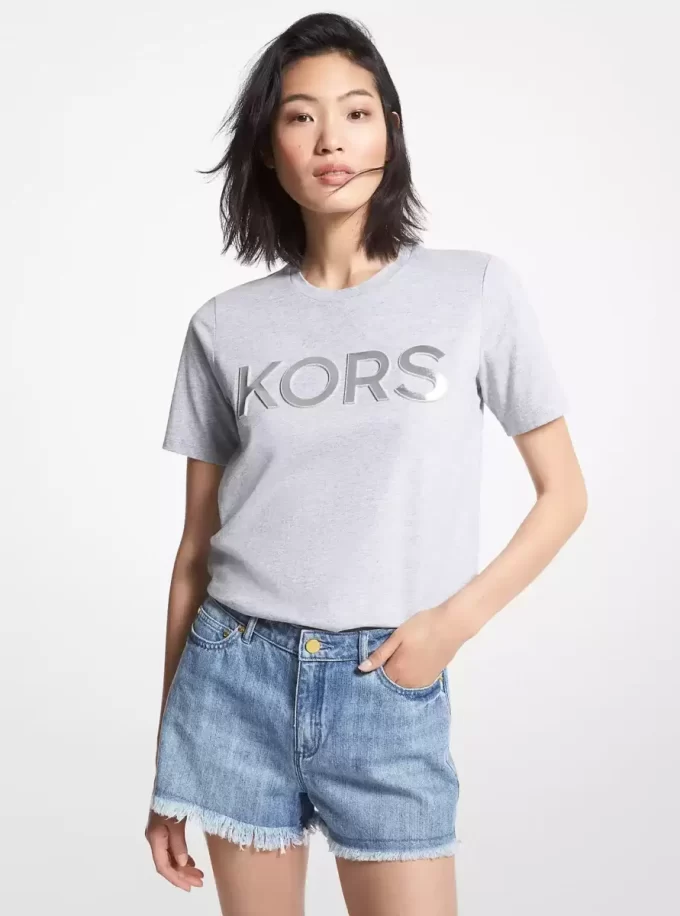 Tricou din bumbac organic cu logo Tricou din bumbac organic cu logo