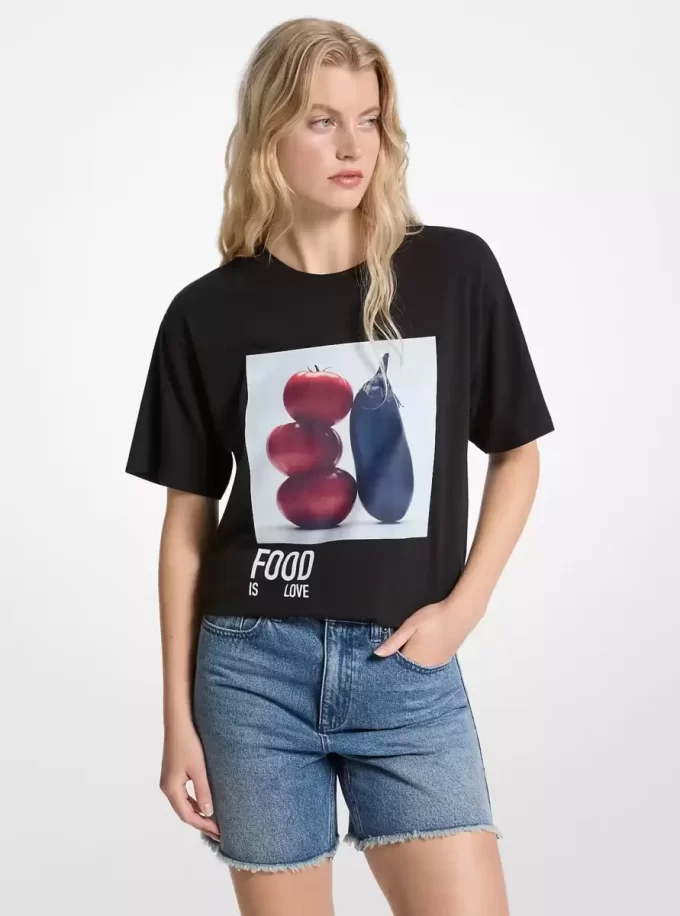 Tricou din bumbac Watch Hunger Stop