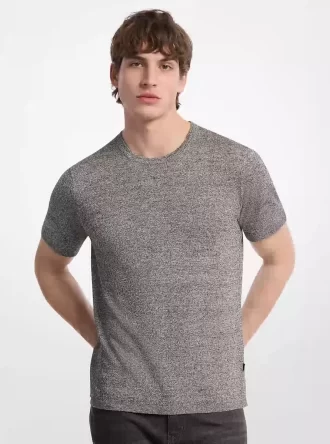 Tricou din in și bumbac