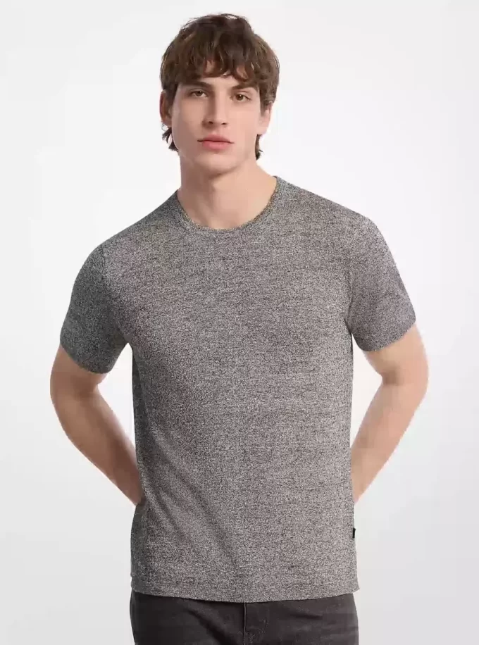 Tricou din in și bumbac