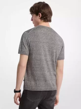 Tricou din in și bumbac