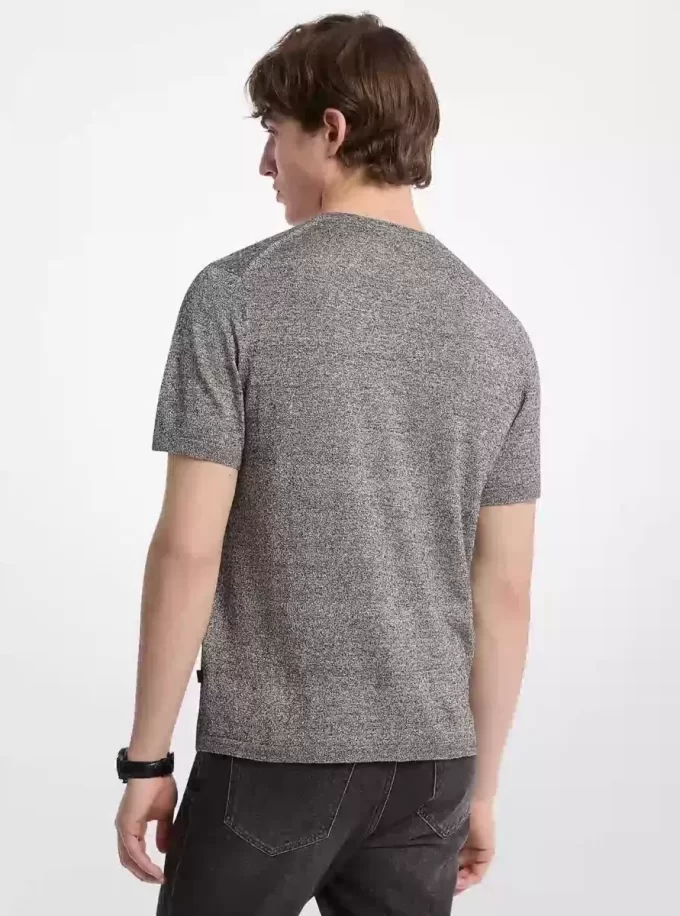 Tricou din in și bumbac