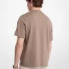 Tricou din jerseu de bumbac cu logo în relief Tricou din jerseu de bumbac cu logo în relief