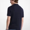 Tricou polo din bumbac cu fermoar Tricou polo din bumbac cu fermoar