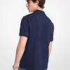 Tricou polo din bumbac cu fermoar Tricou polo din bumbac cu fermoar