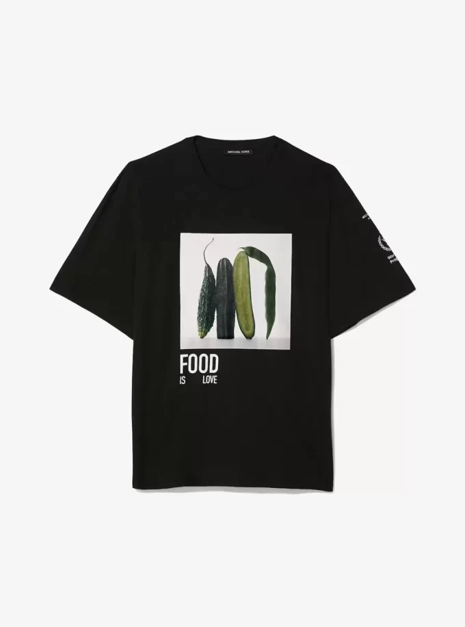 Tricou Watch Hunger Stop din amestec de bumbac și in Tricou Watch Hunger Stop din amestec de bumbac și in